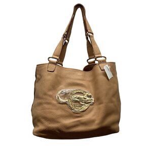 Antonio Cheban Tan Leather Purse New